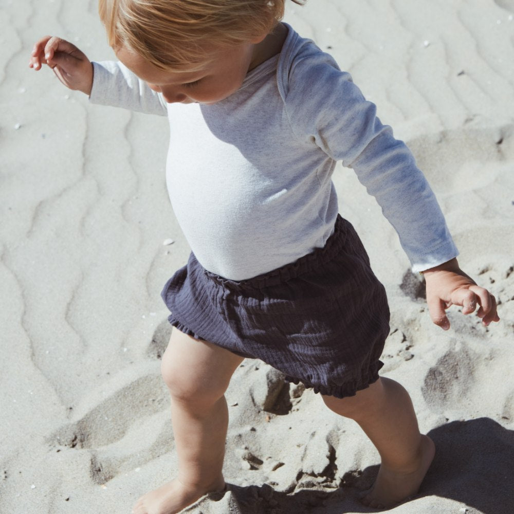 Tothemoon ☾ Tothemoon ☾ - Muslin bloomers - Handmade in Holland Outerwear Charcoal / 0-3m