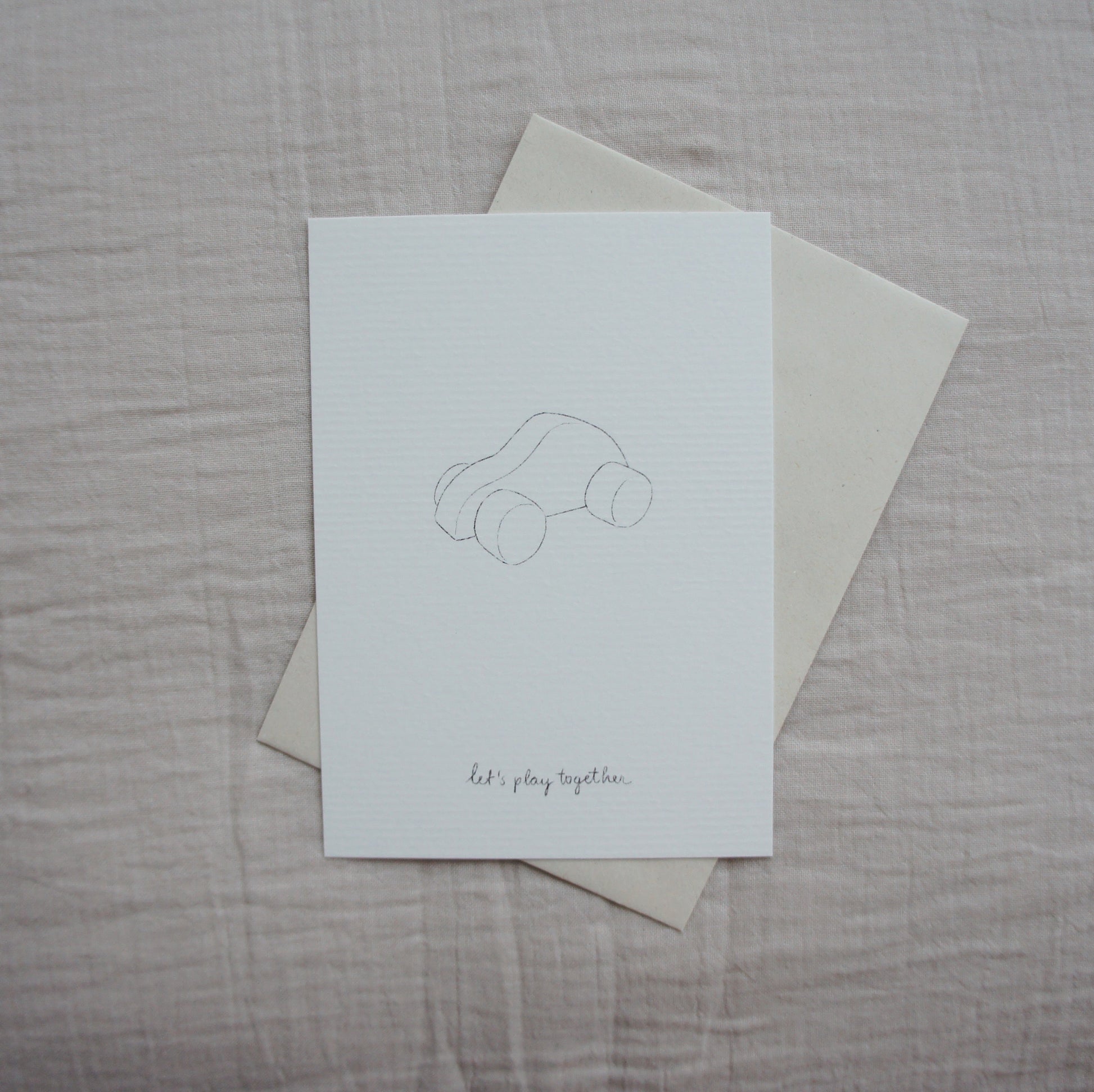 Tothemoon ☾ Post card - Hand-drawn - Designs for every moment Beddengoed let's play together