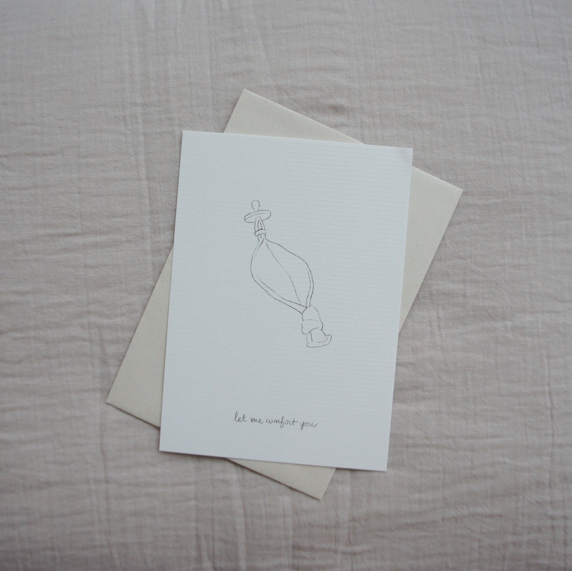 Tothemoon ☾ Post card - Hand-drawn - Designs for every moment Beddengoed Let me comfort you