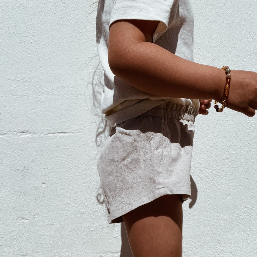 Tothemoon ☾ Tothemoon ☾ - Badu shorts - 100% Cotton - Handmade in Holland Outerwear Dark Olive / 1Y