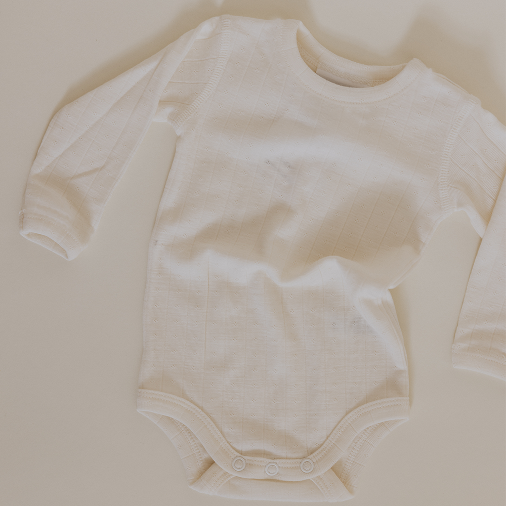 Tothemoon ☾ Tothemoon ☾ - Body - Long sleeve - Wool & silk - Pointelle Clothing 50