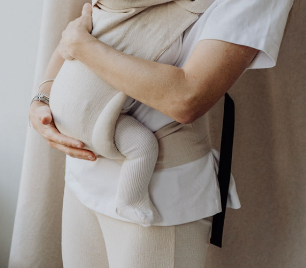 Tothemoon ☾ Baby tights - Organic cotton Socks & Tights Natural / 56
