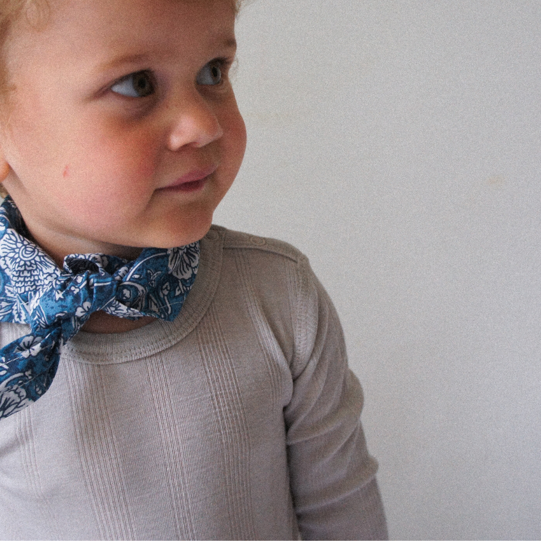 Tothemoon ☾ Tothemoon ☾ - Body - Long sleeve - Wool & Silk - Needle pattern - Dove Clothing 50