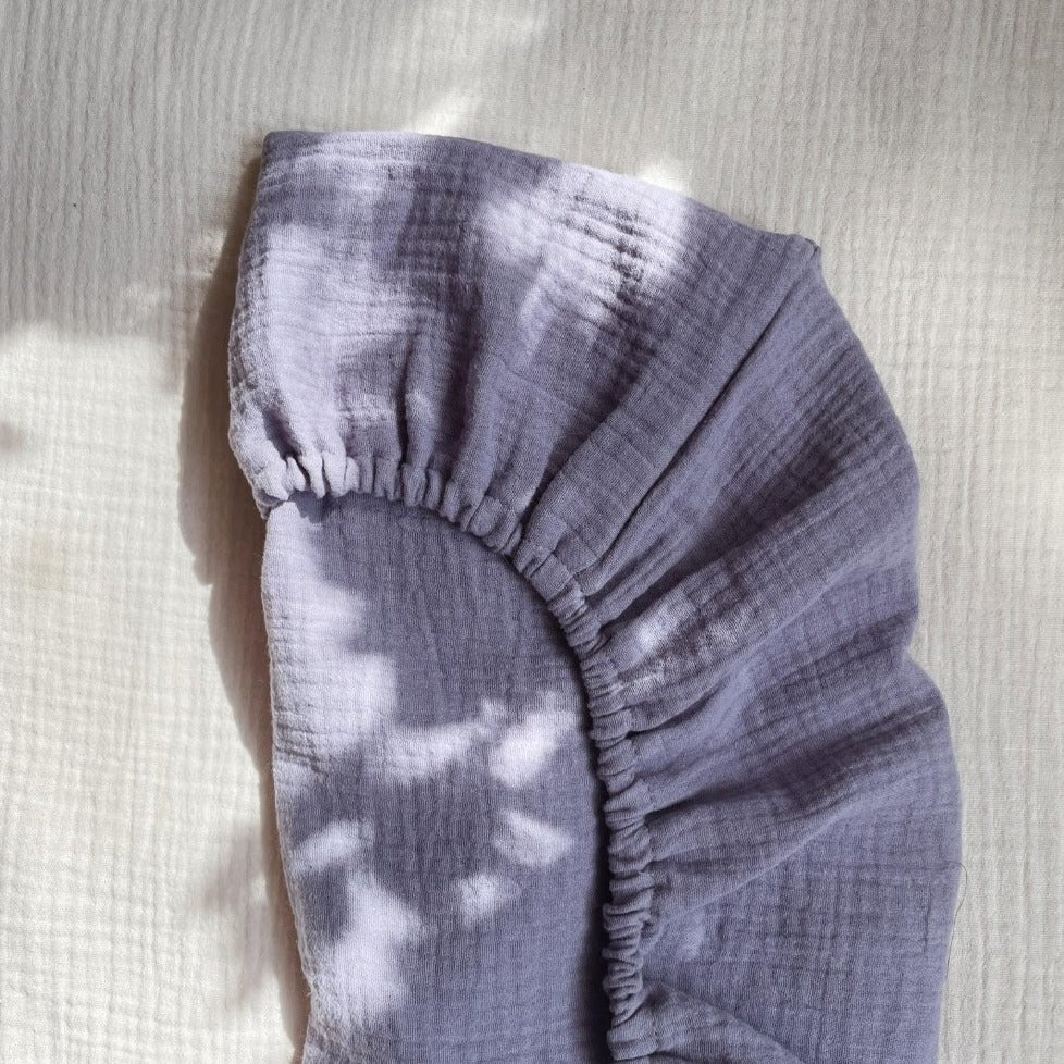 Tothemoon ☾ Tothemoon ☾ - Muslin Changing pad cover- Handmade in Holland changing mats & basket Cloudy Grey