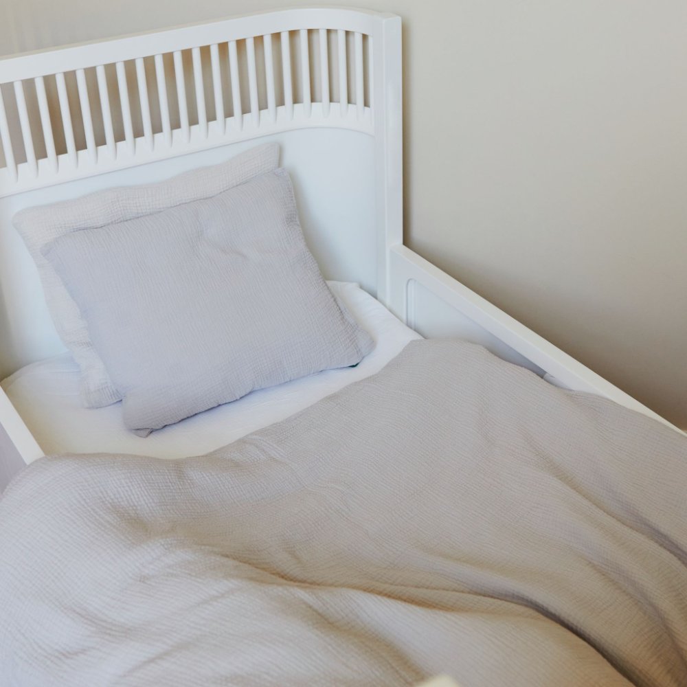 Tothemoon ☾ Tothemoon ☾ - Muslin junior bedding - Duvet cover & pillowcase - 100% Cotton - 140x100cm bedding Smokey Sand