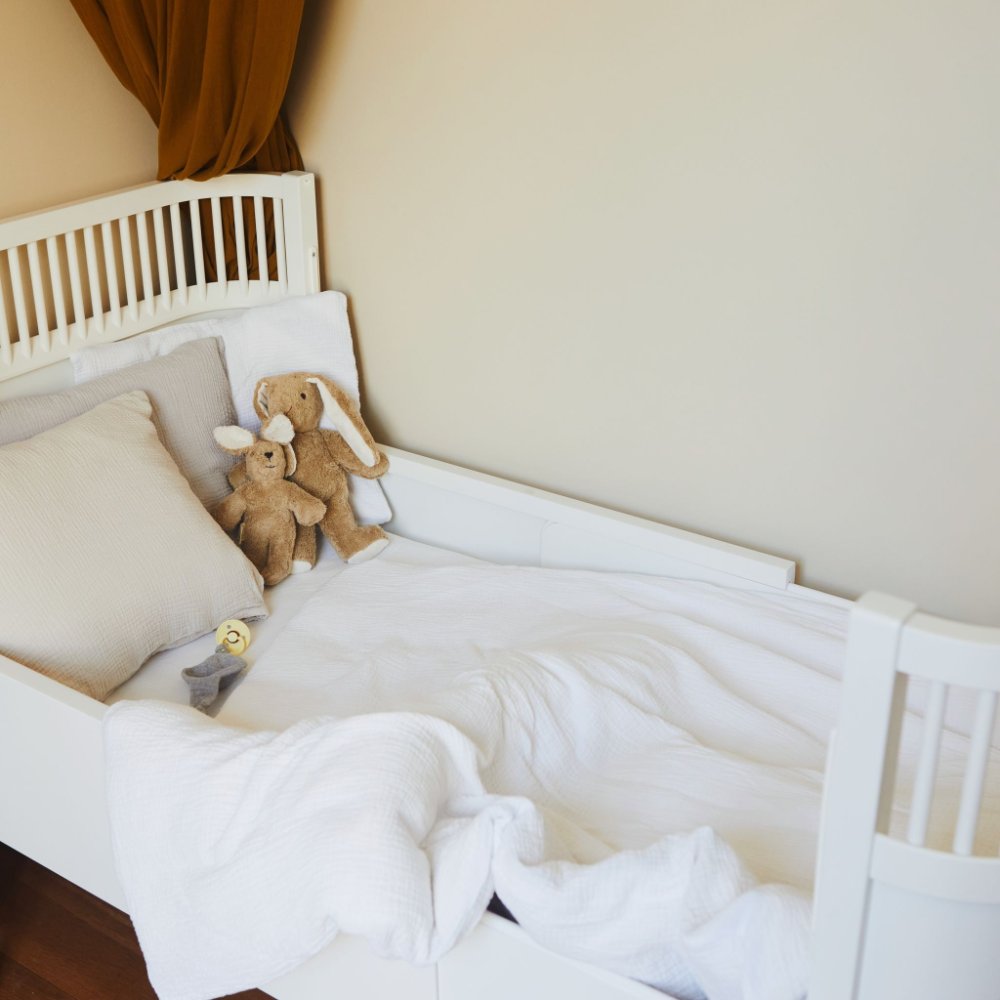 Tothemoon ☾ Tothemoon ☾ - Muslin junior bedding - Duvet cover & pillowcase - 100% Cotton - 140x100cm bedding Smokey Sand