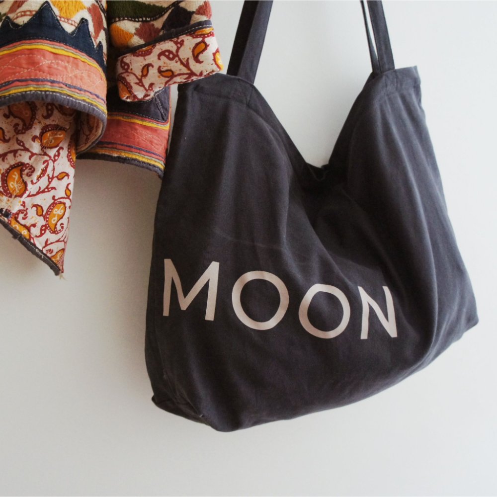 Tothemoon ☾ Tothemoon ☾ - Diaper bag with zipper - 100% Cotton Beige print