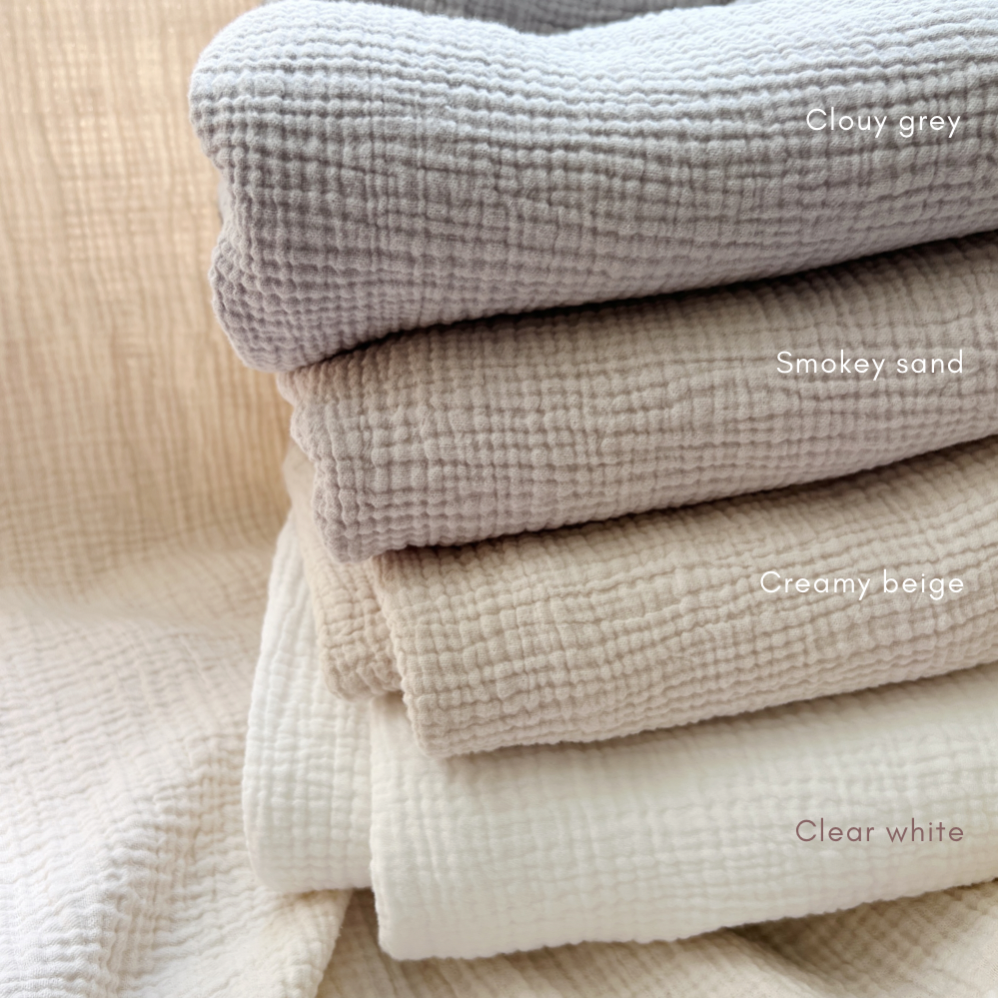 Tothemoon ☾ Tothemoon ☾ - Muslin pillowcase - 100% Cotton - Made in Holland bedding Smokey Sand